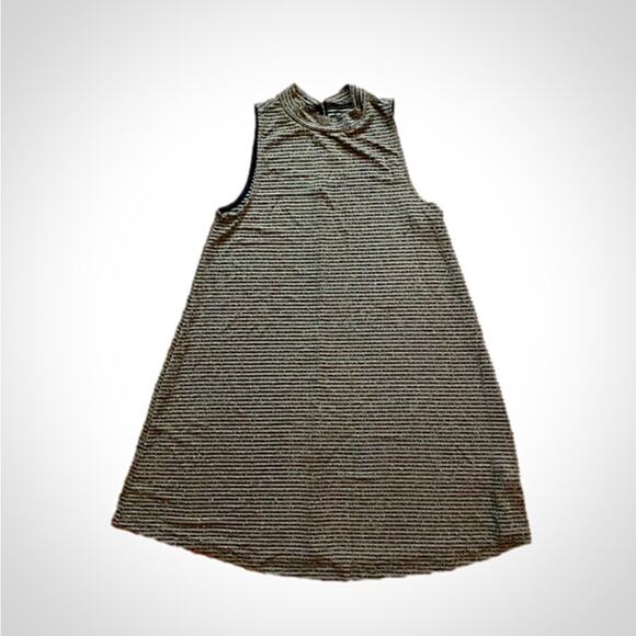 Everly Gold Stripe Mini Shift Tent Dress Womens Small - Picture 1 of 13